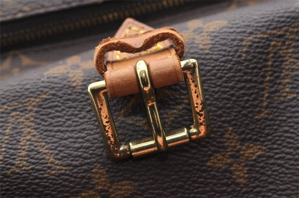 Authentic Louis Vuitton Monogram Montsouris MM Backpack M51136 LV 5893I