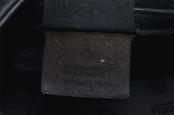 Authentic GUCCI Guccissima Charlotte Shoulder Bag GG Leather 203503 Black 5894I