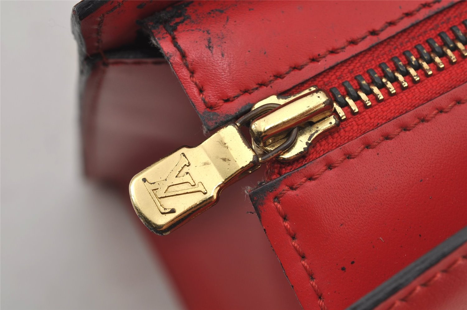 Authentic Louis Vuitton Epi Riviera Hand Bag Red M48187 LV 5895J