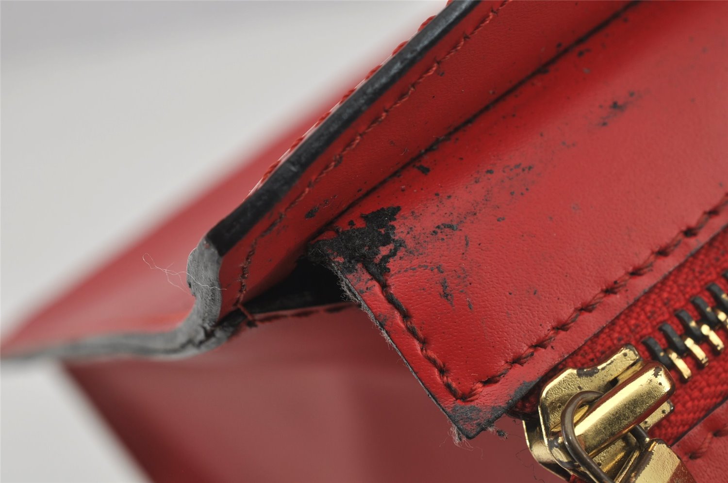 Authentic Louis Vuitton Epi Riviera Hand Bag Red M48187 LV 5895J