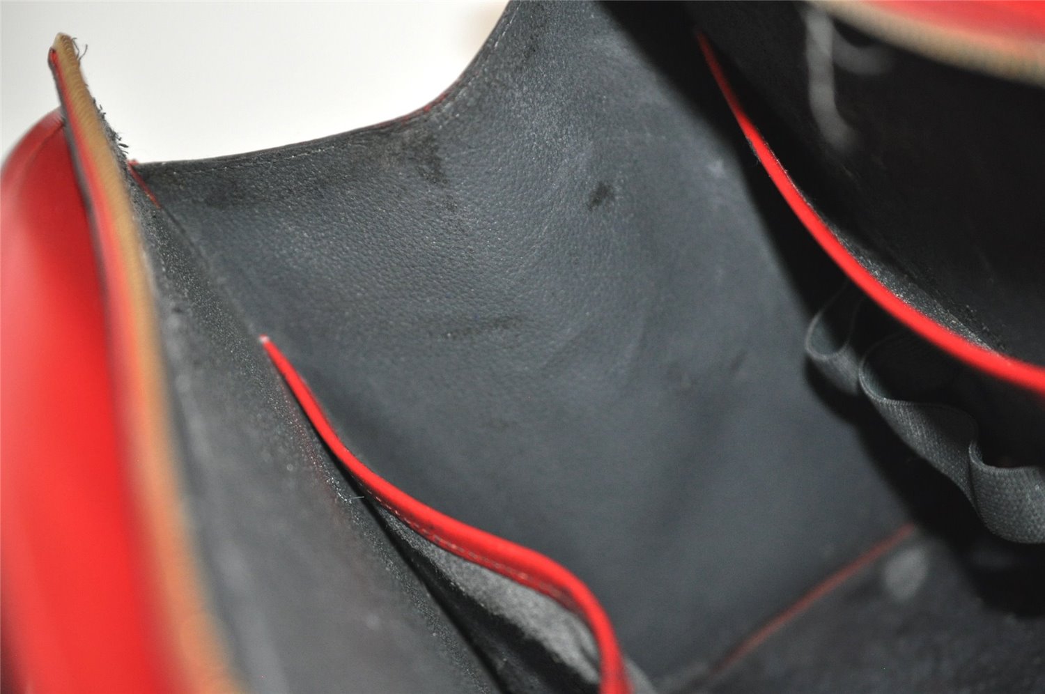 Authentic Louis Vuitton Epi Riviera Hand Bag Red M48187 LV 5895J