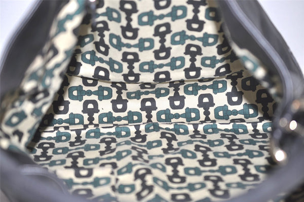 Authentic GUCCI Guccissima GG Leather Shoulder Hand Bag 181514 Black 5896I