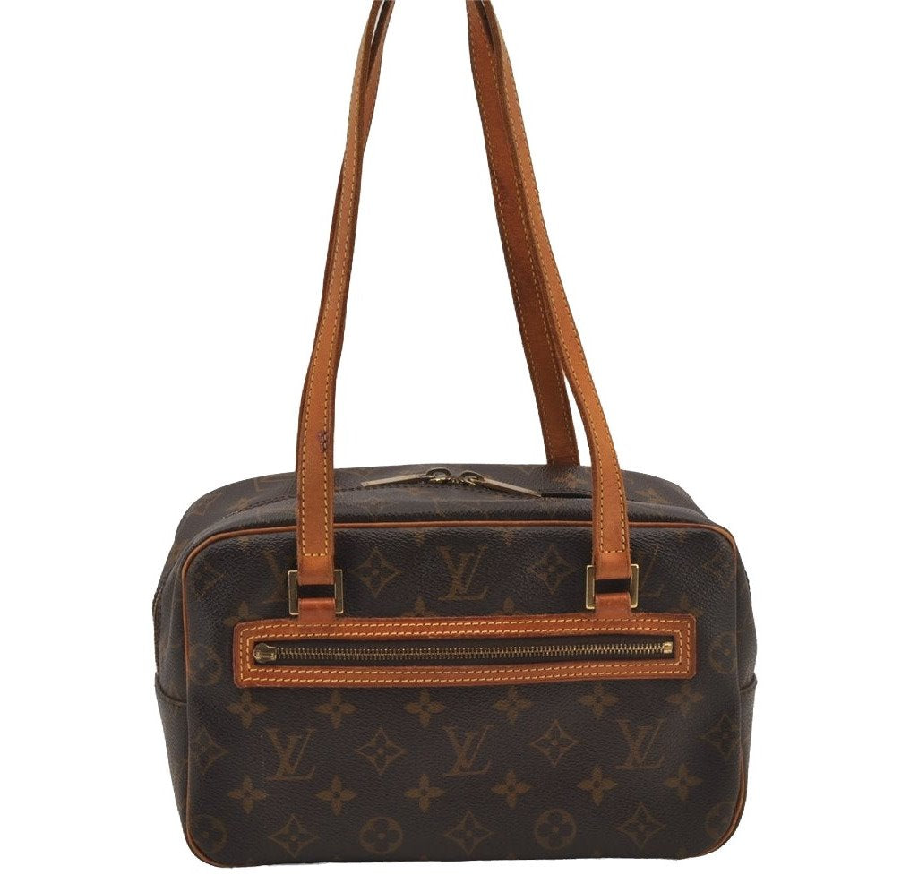Authentic Louis Vuitton Monogram Cite MM Shoulder Bag M51182 LV 5896J