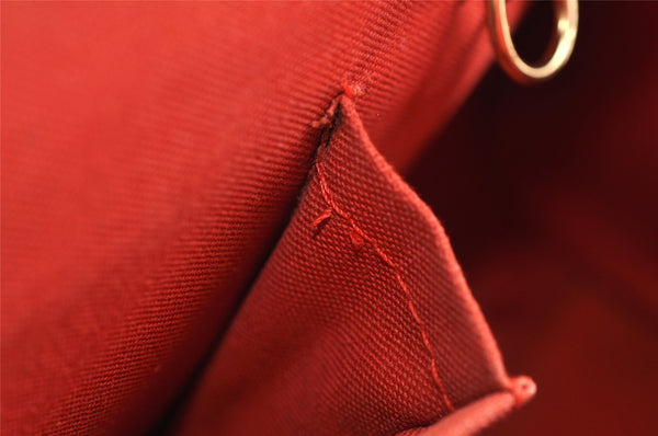 Authentic Louis Vuitton Damier Ribera MM Hand Boston Bag Purse N41434 LV 5898I