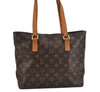 Authentic Louis Vuitton Monogram Cabas Piano Shoulder Tote Bag M51148 Junk 5898J