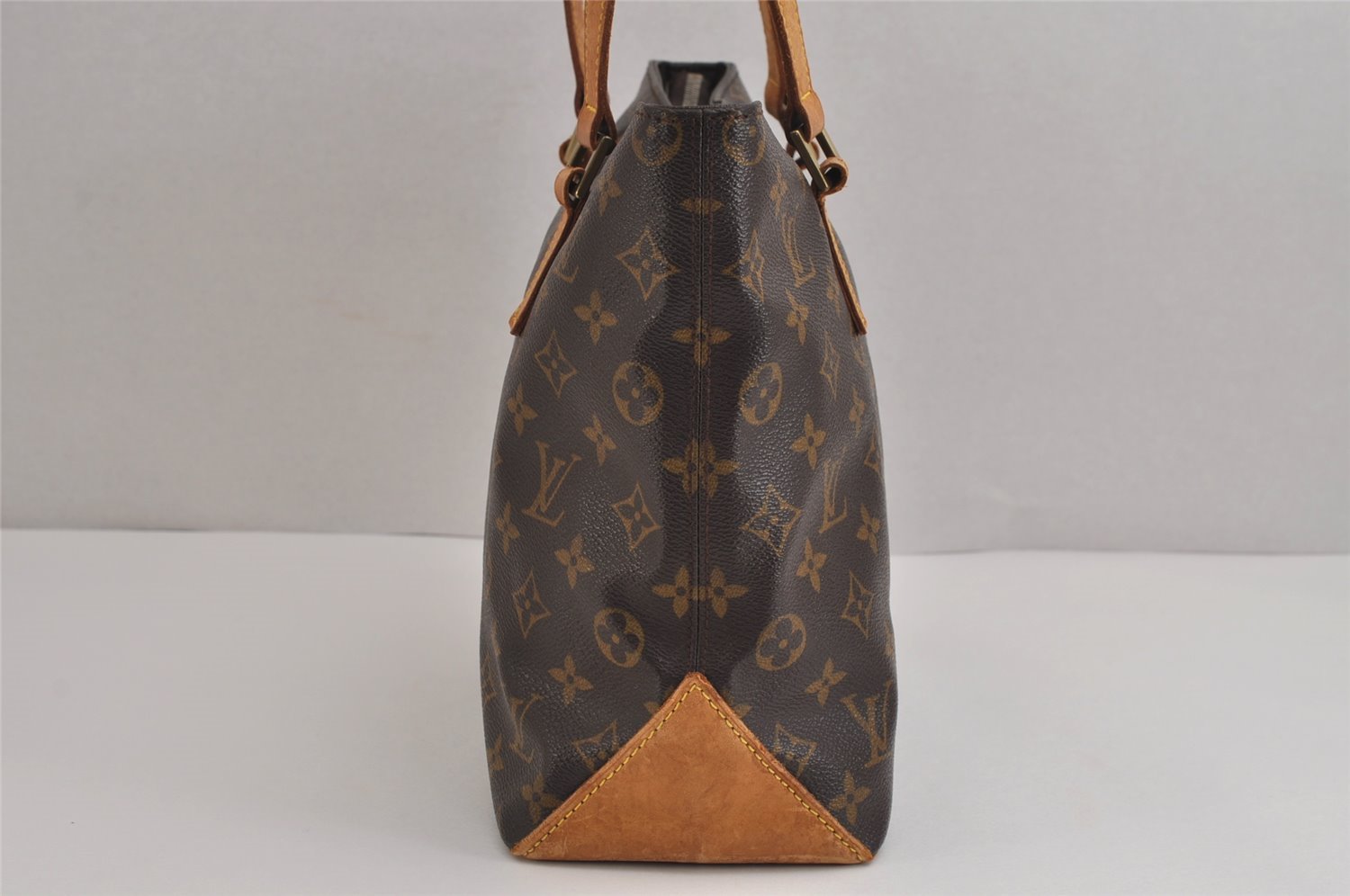 Authentic Louis Vuitton Monogram Cabas Piano Shoulder Tote Bag M51148 Junk 5898J