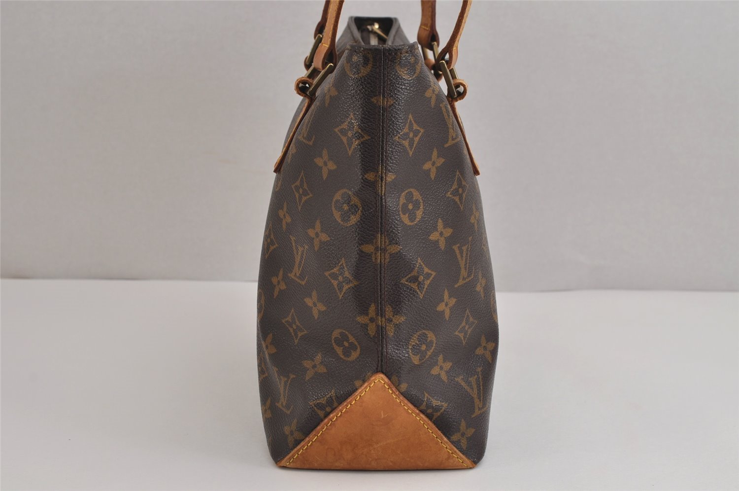 Authentic Louis Vuitton Monogram Cabas Piano Shoulder Tote Bag M51148 Junk 5898J