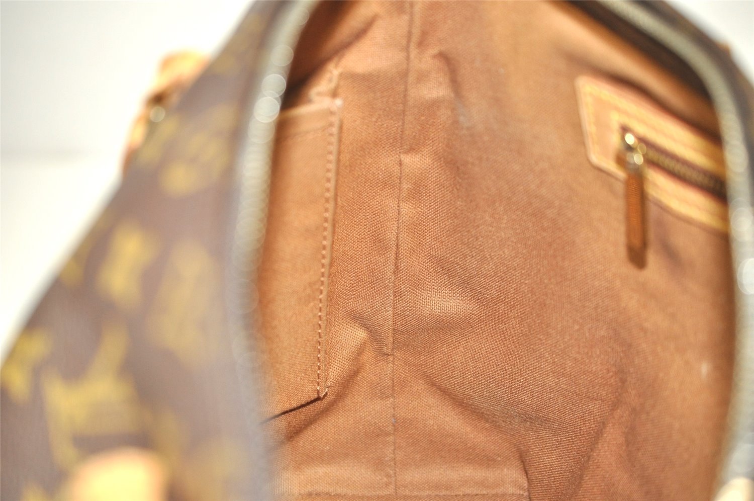 Authentic Louis Vuitton Monogram Cabas Piano Shoulder Tote Bag M51148 Junk 5898J