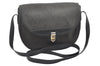 Authentic Christian Dior Honeycomb Shoulder Cross Bag Canvas Leather Gray 5899K