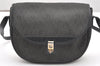 Authentic Christian Dior Honeycomb Shoulder Cross Bag Canvas Leather Gray 5899K