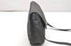 Authentic Christian Dior Honeycomb Shoulder Cross Bag Canvas Leather Gray 5899K