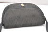 Authentic Christian Dior Honeycomb Shoulder Cross Bag Canvas Leather Gray 5899K