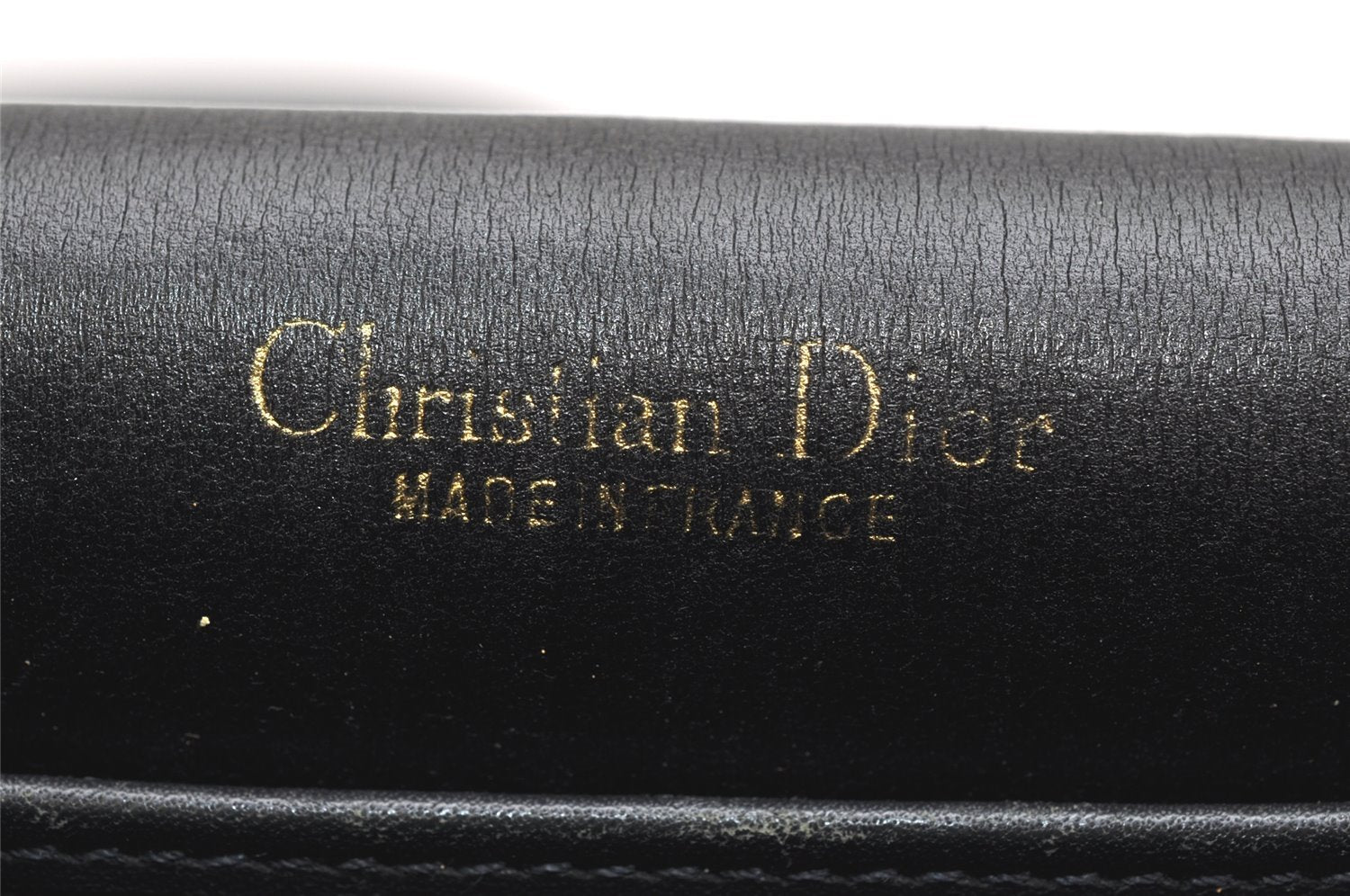 Authentic Christian Dior Honeycomb Shoulder Cross Bag Canvas Leather Gray 5899K