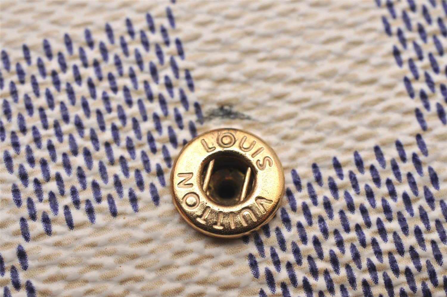 Authentic Louis Vuitton Damier Azur Multicles 4 Key Case Holder N60020 LV 5900I