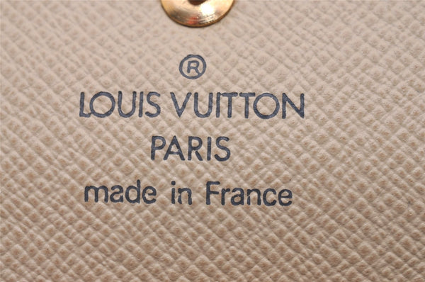 Authentic Louis Vuitton Damier Azur Multicles 4 Key Case Holder N60020 LV 5900I
