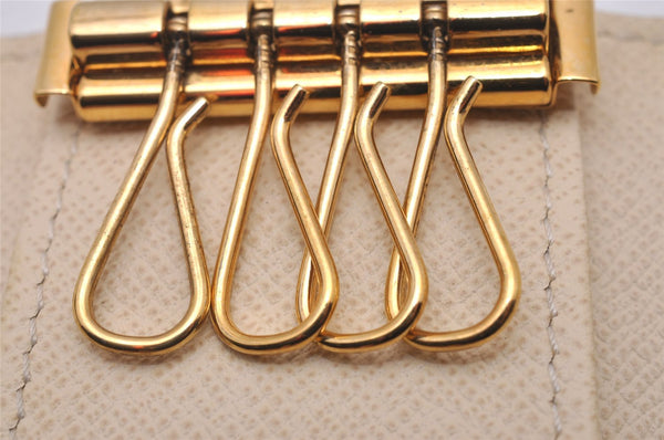 Authentic Louis Vuitton Damier Azur Multicles 4 Key Case Holder N60020 LV 5900I