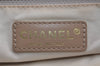 Authentic CHANEL New Travel Line Shoulder Tote Bag Nylon Leather Beige 5900J