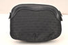 Authentic GUCCI Vintage Micro GG Canvas Leather Pouch Purse Black Junk 5900K