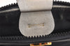 Authentic GUCCI Vintage Micro GG Canvas Leather Pouch Purse Black Junk 5900K