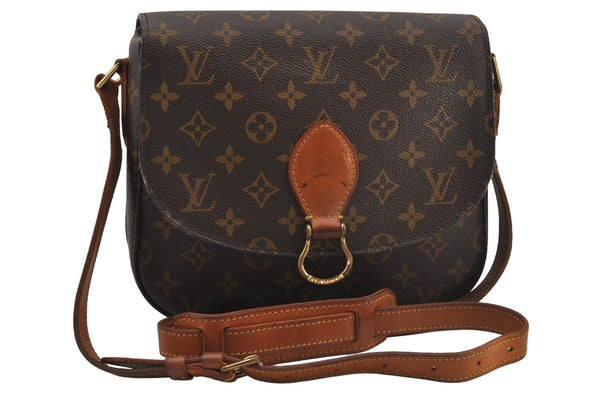 Authentic Louis Vuitton Monogram Saint Cloud GM M51242 Shoulder Cross Bag 5901J