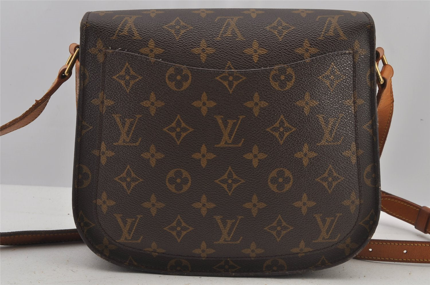 Authentic Louis Vuitton Monogram Saint Cloud GM M51242 Shoulder Cross Bag 5901J