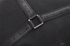 Authentic GUCCI Shoulder Hand Bag Purse Canvas Leather 114871 Black 5902K