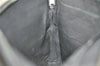 Authentic Christian Dior Vintage Trotter Clutch Bag Purse Leather Black 5903J