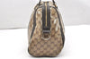 Authentic GUCCI GG Crystal Duchessa Line Hand Bag PVC Leather 181488 Brown 5903K