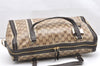 Authentic GUCCI GG Crystal Duchessa Line Hand Bag PVC Leather 181488 Brown 5903K