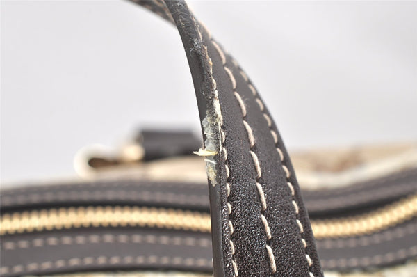 Authentic GUCCI GG Crystal Duchessa Line Hand Bag PVC Leather 181488 Brown 5903K