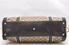 Authentic GUCCI GG Crystal Duchessa Line Hand Bag PVC Leather 181488 Brown 5903K