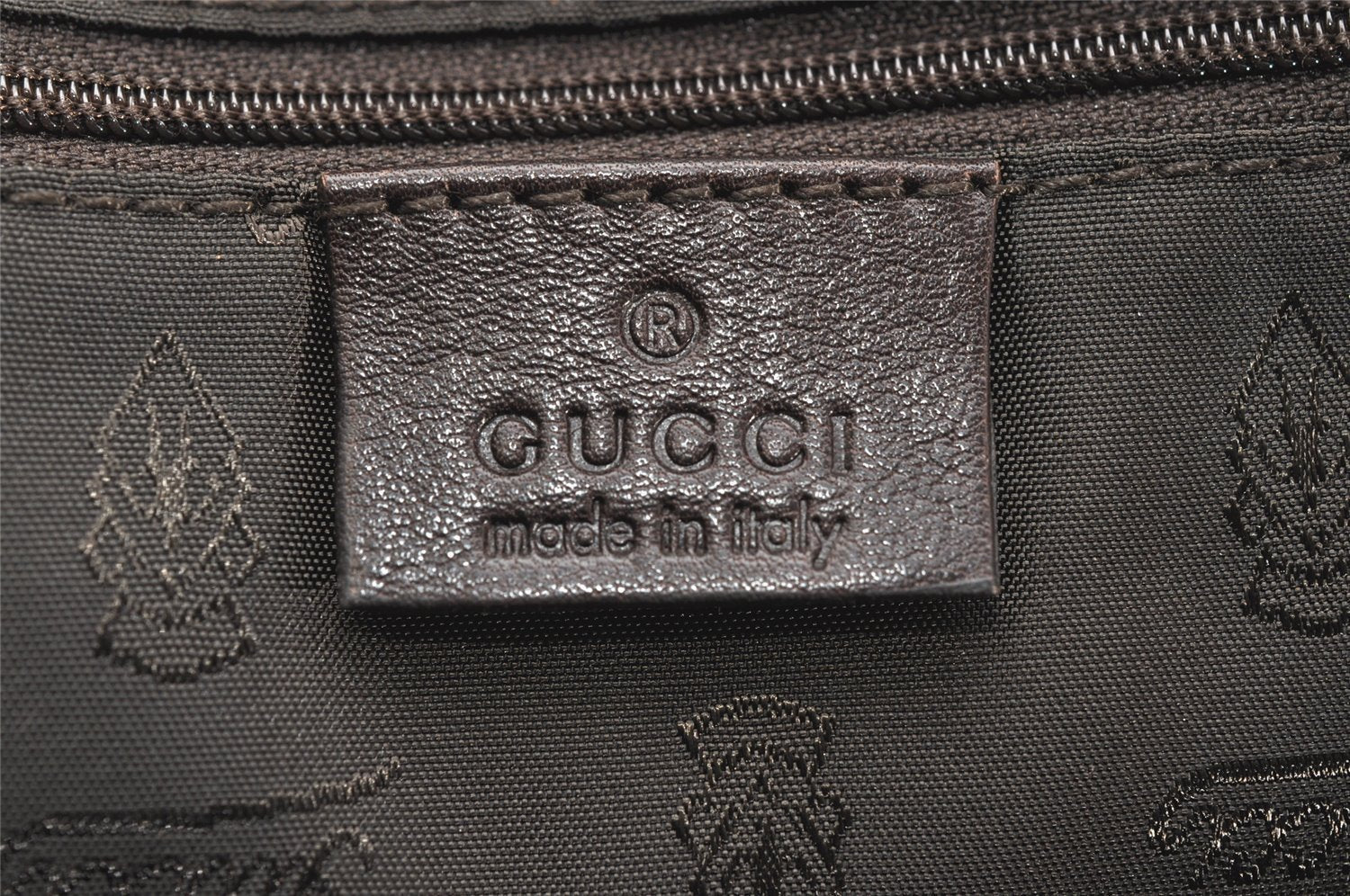 Authentic GUCCI GG Crystal Duchessa Line Hand Bag PVC Leather 181488 Brown 5903K