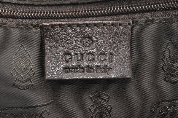 Authentic GUCCI GG Crystal Duchessa Line Hand Bag PVC Leather 181488 Brown 5903K