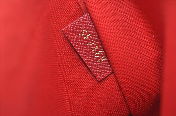 Authentic Louis Vuitton Damier Pochette Felicie N63032 Shoulder Cross Bag 5904I