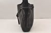 Authentic GUCCI Horsebit Shoulder Hand Bag Purse Leather 101975 Black 5904K