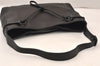 Authentic GUCCI Horsebit Shoulder Hand Bag Purse Leather 101975 Black 5904K