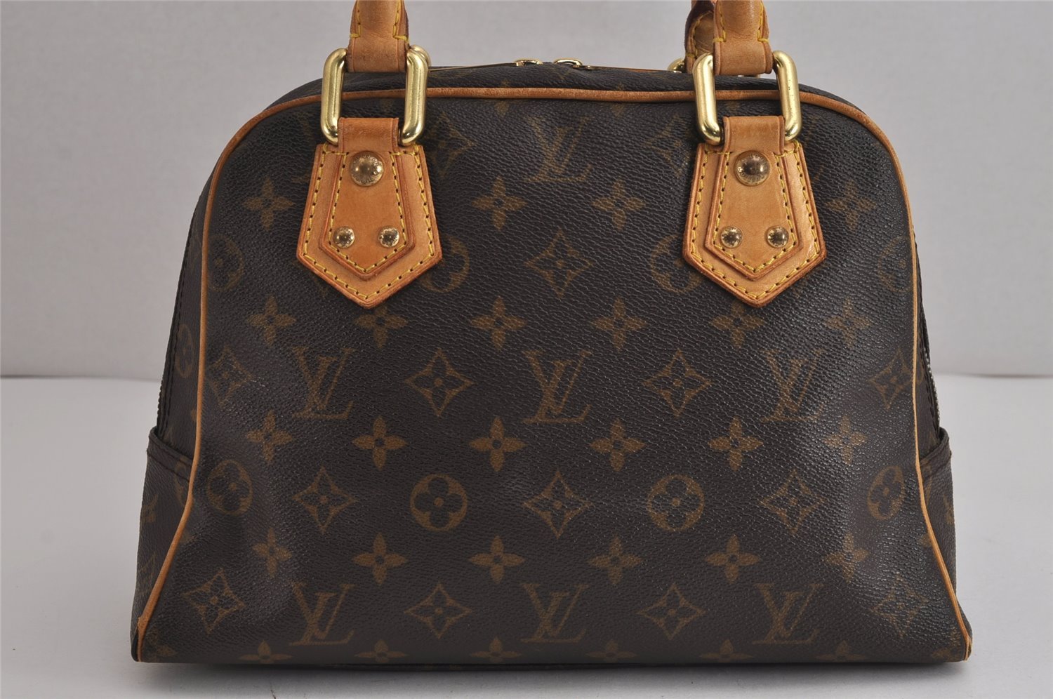 Authentic Louis Vuitton Monogram Manhattan PM Hand Bag Purse M40026 LV 5905J