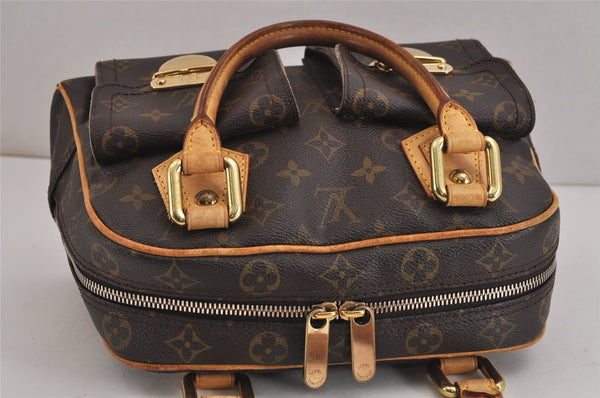 Authentic Louis Vuitton Monogram Manhattan PM Hand Bag Purse M40026 LV 5905J