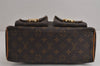 Authentic Louis Vuitton Monogram Manhattan PM Hand Bag Purse M40026 LV 5905J