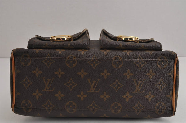 Authentic Louis Vuitton Monogram Manhattan PM Hand Bag Purse M40026 LV 5905J