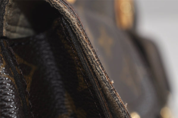 Authentic Louis Vuitton Monogram Manhattan PM Hand Bag Purse M40026 LV 5905J