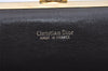 Authentic Christian Dior Trotter Clutch Bag Purse Canvas Leather Brown 5906I