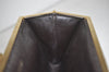 Authentic Christian Dior Trotter Clutch Bag Purse Canvas Leather Brown 5906I