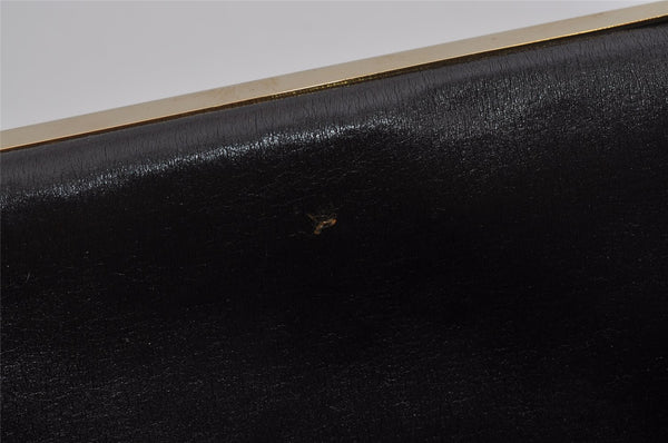 Authentic Christian Dior Trotter Clutch Bag Purse Canvas Leather Brown 5906I