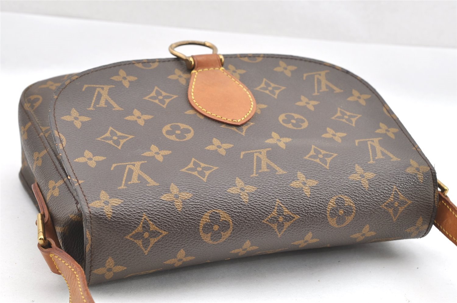 Authentic Louis Vuitton Monogram Saint Cloud GM M51242 Shoulder Cross Bag 5906J