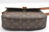 Authentic Louis Vuitton Monogram Saint Cloud GM M51242 Shoulder Cross Bag 5906J