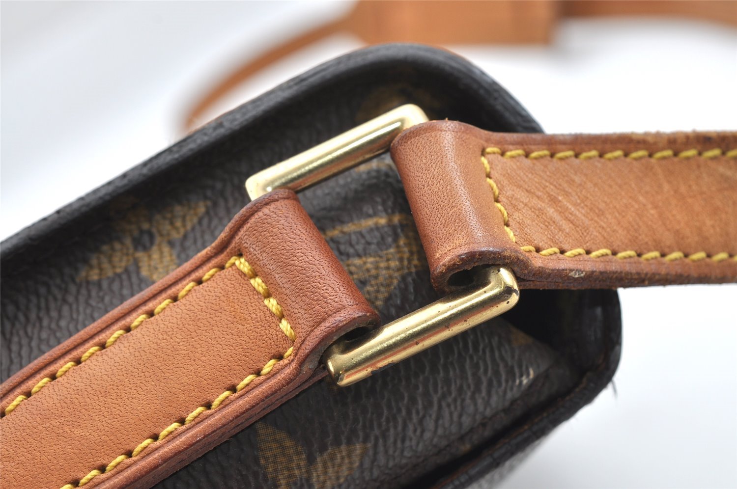 Authentic Louis Vuitton Monogram Saint Cloud GM M51242 Shoulder Cross Bag 5906J