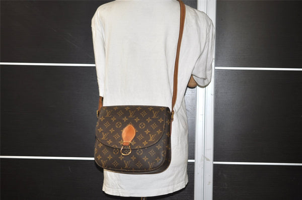 Authentic Louis Vuitton Monogram Saint Cloud GM M51242 Shoulder Cross Bag 5906J