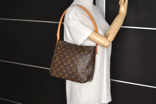 Authentic Louis Vuitton Monogram Looping MM Shoulder Bag M51146 LV 5907J