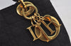Authentic Christian Dior Lady Dior Nylon Cannage Hand Bag Black CD Junk 5908J